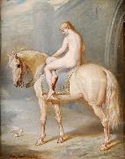 William Holmes Sullivan Lady Godiva oil on canvas